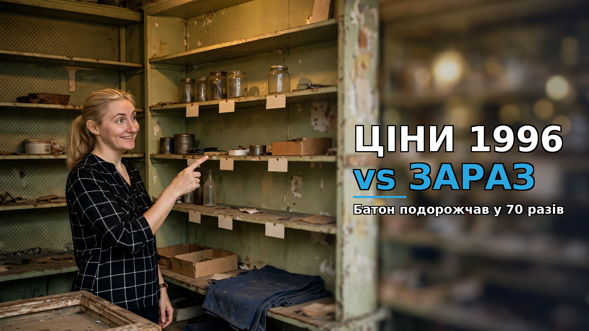 Прев'ю статті: ціни 1996 vs зараз — батон подорожчав у 69 разів