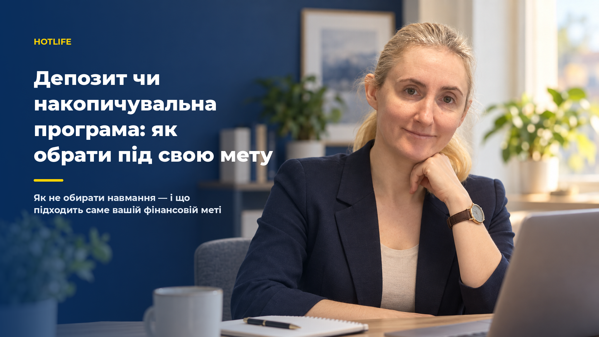 Альона Костенко пояснює вибір між депозитом і накопичувальною програмою