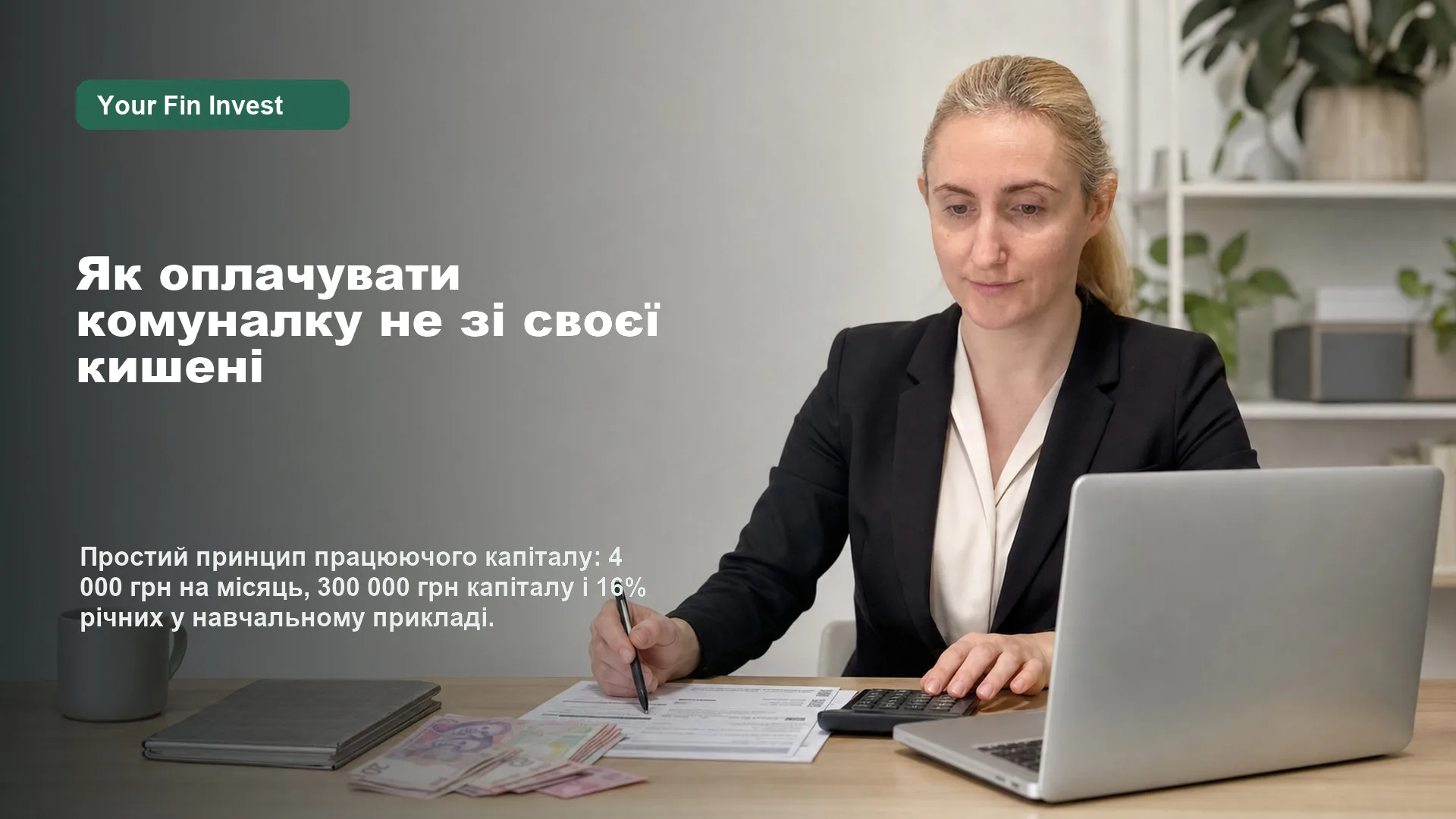 Ілюстрація до статті «Як оплачувати комуналку не зі своєї кишені: простий принцип працюючого капіталу»