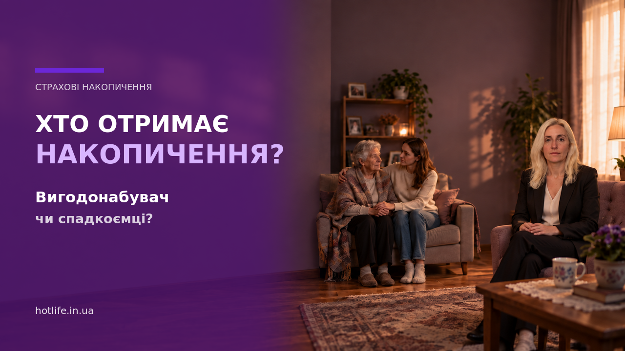 Альона Костенко пояснює, хто отримає виплату за договором страхування життя